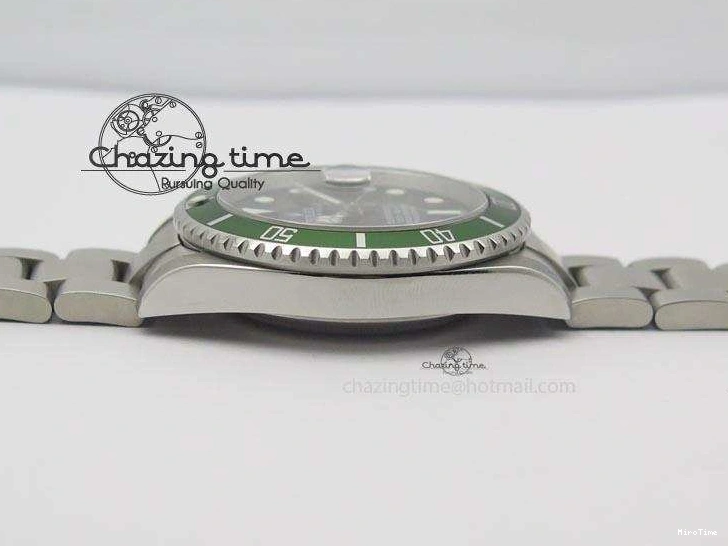 MiroTime 0419 Submariner BP Maker 16610 Green Dial On SS Bracelet A Bright 3870